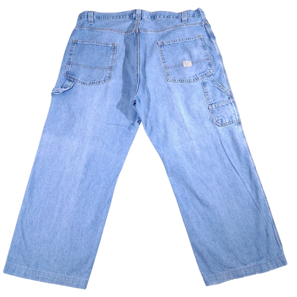 VTG Levi Strauss Signature Men's Carpenter Y2K Jeans Lt Wash 40x30 (Fits 41x27)